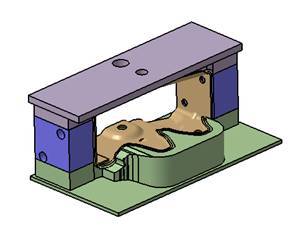 Inspection Fixture - Steel Material | Blue Finish, Durable Build, Easy Setup, Precise Alignment, High Tolerance, Smooth Design