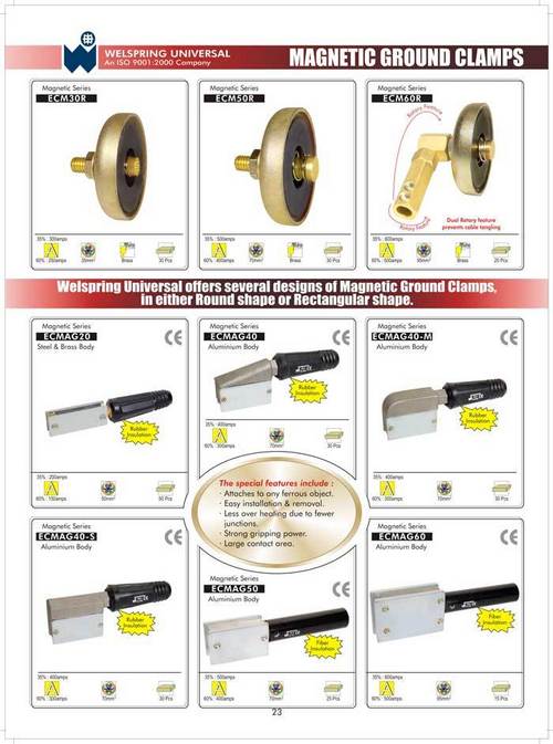MAGNETIC GROUND CLAMPS