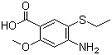 2-Methoxy-4-amino-5-ethylthiobenzoic acid