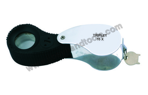 21mm Loupe Mango Shape Crome 10X