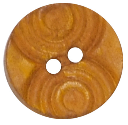 Designer Brown Wooden Button