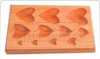 Wood Dapping Block  11 Kvt  Heart Shape