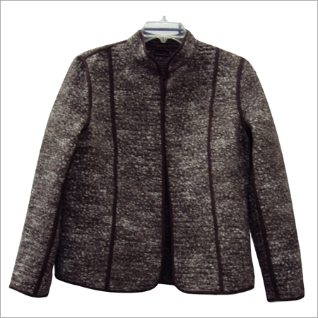 Pleated Reversible Jacket - Polyester, S-XXL, Dark Grey | Zipper Closure, Two Side Pockets, Warm Fabric, Stylish Durable Fit