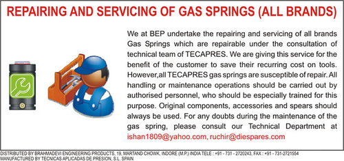 Gas Spring Repairing