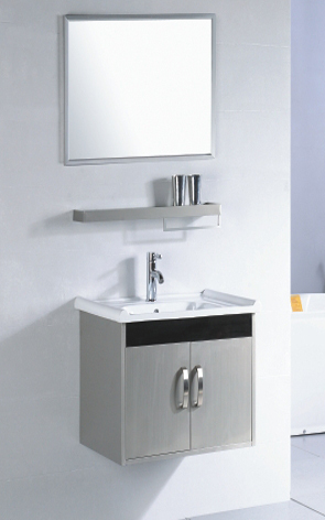 Stainless Steel (304,201) Cabinet with Ceramic Counter
