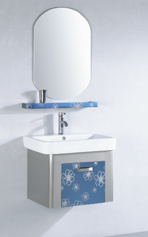 Stainless Steel (304,201) Cabinet with Ceramic Counter