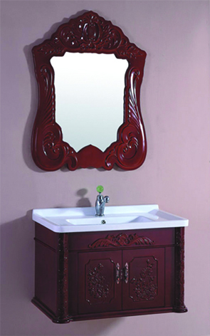 Wood (Oak)+PVC Cabinet