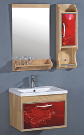 Wood (Oak)+PVC Cabinet