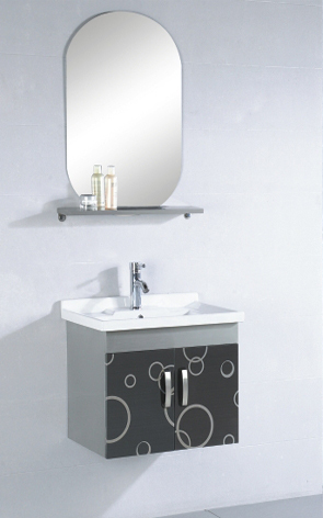 Stainless Steel (304,201) Cabinet with Ceramic Counter