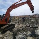 Pile Concrete Crushing