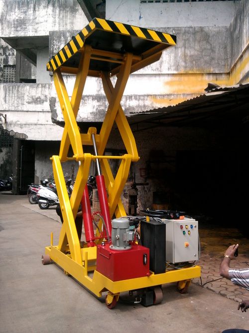 Movable Hydraulic Scissor Lift