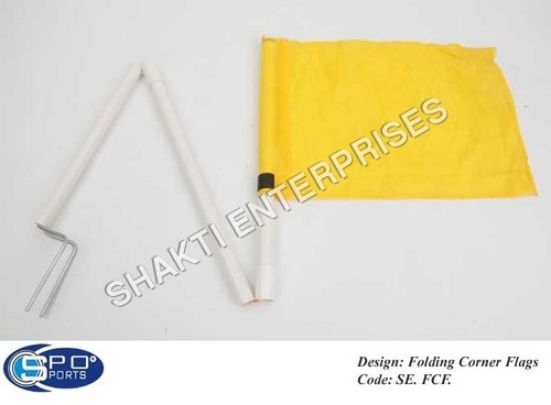 folding corner flag