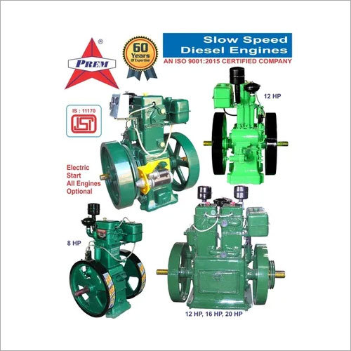 Lister Type Water Cooled Diesel Engine Fuel Tank Capacity: 10 Liter (L)