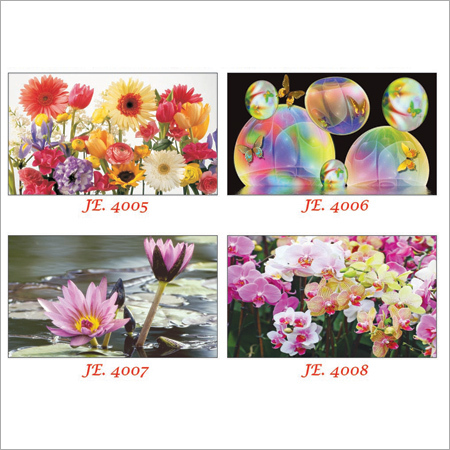 Artistic Flower Highlighter Wall Tiles
