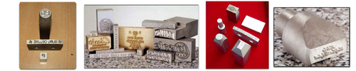 Customised Stamp Marks - Tool Steel, High Precision CNC Technology, Any Shape & Size | Dotted, Brass, Concave/Convex, Hot/Cold Applications