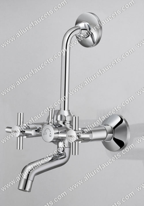 Stainless Steel Wall Mixer L Bend