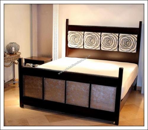 wooden bed
