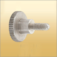 Knurled Thumb Screw - Color: Silver