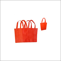 Foldable Non Woven Bag - Variable Size, Red | Lightweight, Foldable, Reusable, Durable, Eco-Friendly, Customizable, 2 Handles, Printing Available