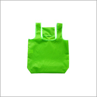 Shopping Bag - Non-Woven Polypropylene 12x15 Inches, Lime Green | Reusable, Lightweight, Durable, Foldable, Stylish, Reinforced Handles