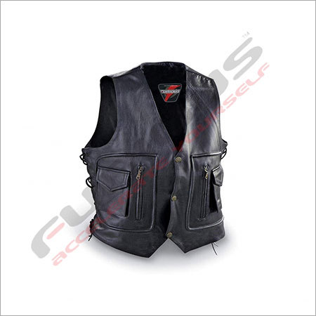 Leather Motorcycle Vest