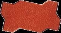 Paver Block Pvc Moulds - Zig Zag Ap - 101, Material: Pvc, Height: 60-100 Mm, Color: Red, Production Capacity: 288-345 Pcs, Textures: Ant/sand/bubbles