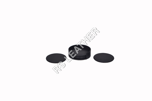 LEATHER COASTER SET