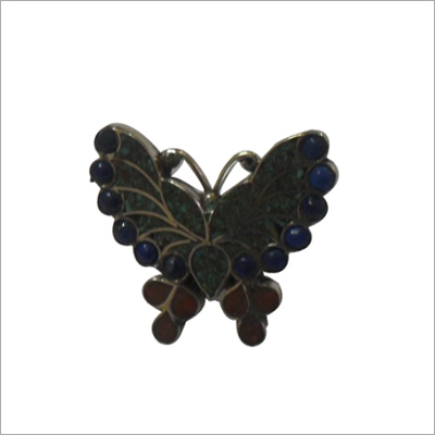 Metal Studded Butterfly