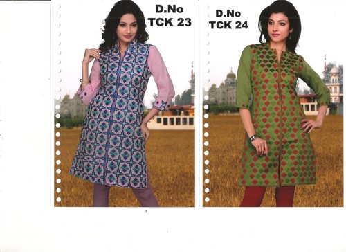 PHULKARI COTTON KURTI
