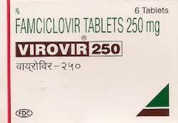 Virovir - Famciclovir 250 mg Tablets, Oral Antiviral | Herpes Zoster and Recurrent Herpes Management
