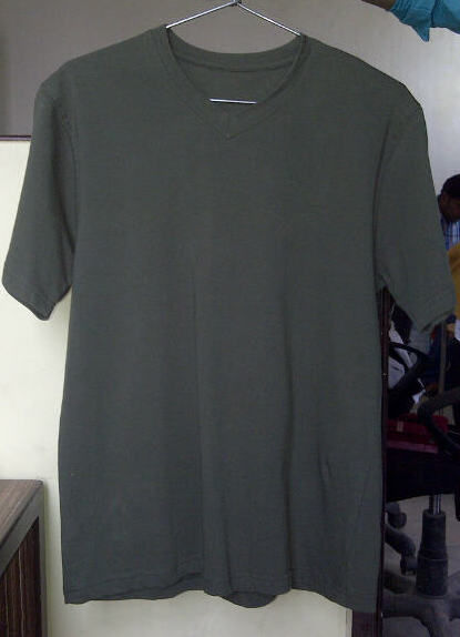 Olive Green Round Neck T-shirt - Olive Green Round Neck T-shirt ...