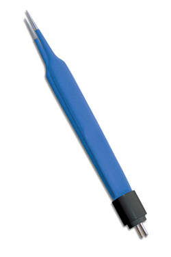 Bioplar Forceps US Two Pin Fitting - Stainless Steel, 12cm, Blue | Precise Gripping, Two-Pin Fitting, Silicone Insulation