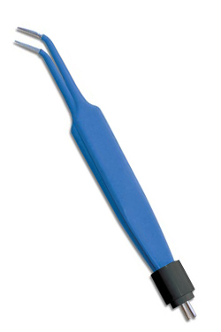 Bioplar Forceps US Two Pin Fitting - Stainless Steel, 12 cm, Blue | Precise Gripping, Two-Pin Fitting, Silicone Insulation