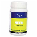 Neem Tablet - Neem Leaf Extract, 100 Tablets | Yellow, Antibacterial, Antifungal, Anti-inflammatory Benefits