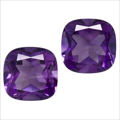 Amethyst cut stone