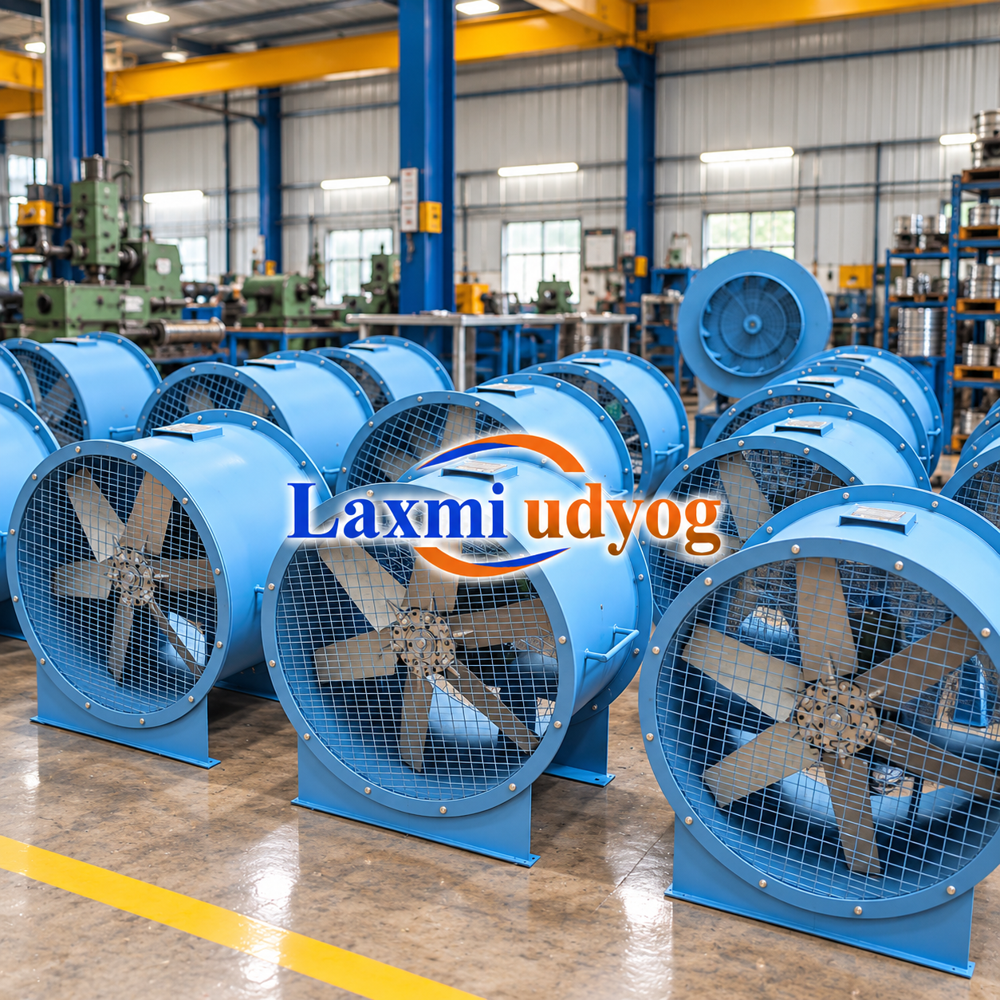 Direct Drive Vane Axial Fan - Blade Material: Stainless Steel