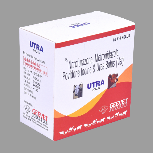 Nitrofurazone  Metronidazole Povidone Iodine and Urea Bolus