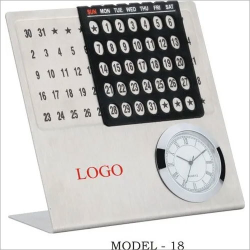 Corporate Table Calender Clock By POOJA GIFT CORPORATION