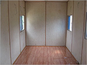 Porta Cabins - Steel and Plywood, Variable Dimensions | Durable Structure, Weatherproof, Easy Assembly, Insulated, Wood Flooring, Versatile Design