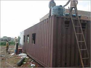 Porta Cabins - Steel, Variable Dimensions, Multiple Doors | Durable Structure, Easy Installation, Modular Design, Customizable, Rapid Deployment