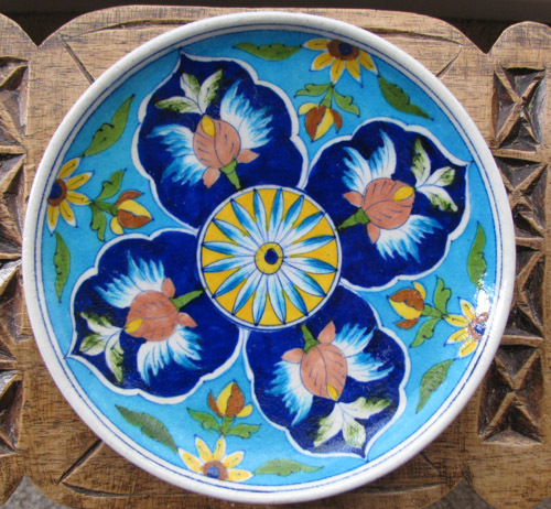 Blue Pottery Plates