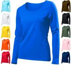 Different Colour Long Sleeve T-shirts