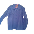 Men Cotton Jacket - Cotton, Multiple Sizes, Blue | Button Closure, Durable, Comfortable, Stylish, Versatile, Two Pockets