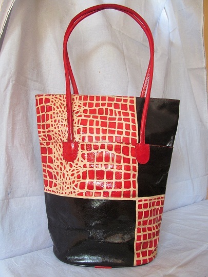 Leather Hand Printed Bags