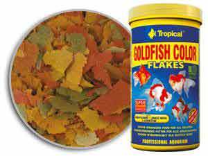 TP GOLD FISH COLOR FLAKES FOOD 300 ML