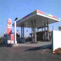 Oil Company Pre Fabricated Canopy