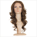 Womens Costume Wigs - 100% Natural Virgin Indian Remy Hair, 8-30 Inches, Brown, Machine Weft | Natural Hair, Double Drawn, Lice Free, Split-end Free, Stylish, Durable