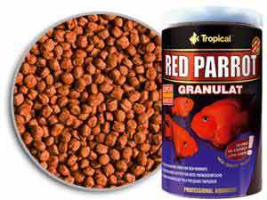 TP Red Parrot Granulat 1000ml/400gm - Astaxanthin 100mg/kg, Omega-Rich, Hydrostable Granules, UV Filter Packaging