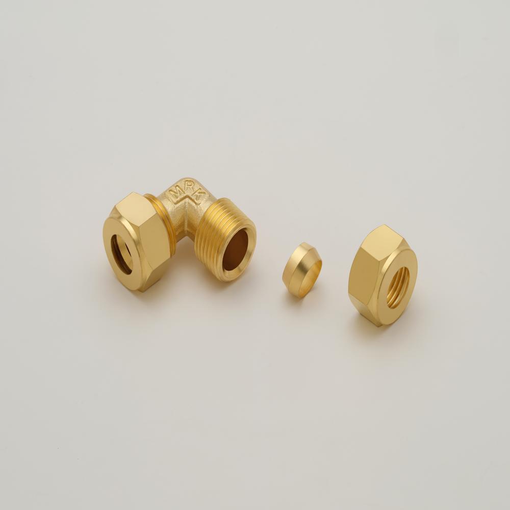 Brass Assembly Elbow - Color: Golden