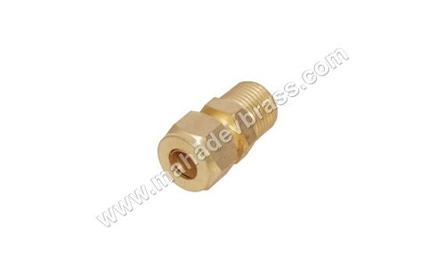 Golden Brass Odx Npt Union